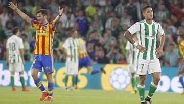 Sergio León falló un penalti ante el Valencia.