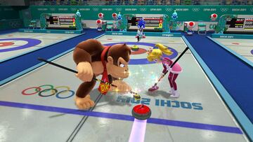 Captura de pantalla - Mario &amp; Sonic en los Juegos Olímpicos de Invierno - Sochi 2014 (WiiU)