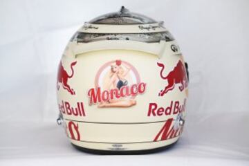 Casco de Sebastian Vettel en el GP de Mónaco de 2013