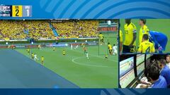 Conmebol entregó los audios que hubo entre los árbitros para definir la jugada que terminó en penal y que Darwin Núñez cambió por gol para el 2-2 final entre Colombia y Uruguay.