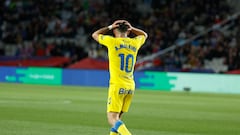 El centrocampista de la UD Las Palmas Alberto Moleiro.