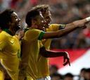 Neymar lidera el triunfo de Brasil