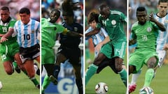 Argentina-Nigeria: ¡rivales en los Mundiales de 94, 02, 10, 14 y 18!