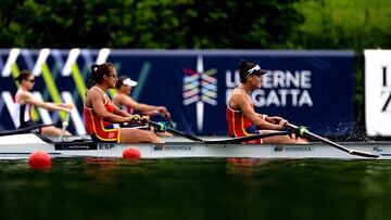 Esther Briz y Aina Cid consiguen la plaza olímpica para España en París2024 tras terminar en segunda posición en la final B del Campeonato del Mundo (Federación española de Remo).