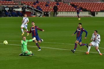 Kike García marca el 0-1 para el Eibar. 