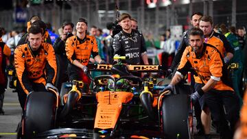 Verstappen took the win after Norris’s poor start; Norris finished second. Russell completed the podium. Then the controversy came.