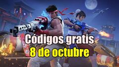 Free Fire | Códigos de hoy domingo 8 de octubre de 2023: recompensas gratis