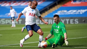 Guaita y Lucas Moura.