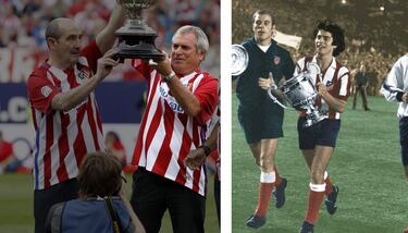El antes y el después de los veteranos del Atleti