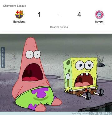 La derrota histórica del Barcelona, protagonista de los memes de la Champions