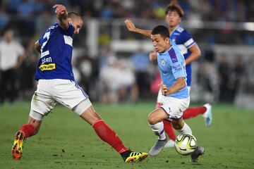 Ian Poveda, podría tener sus primeros minutos con el Manchester City dirigido por Pep Guardiola. 