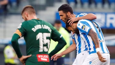 David López, entristecido.