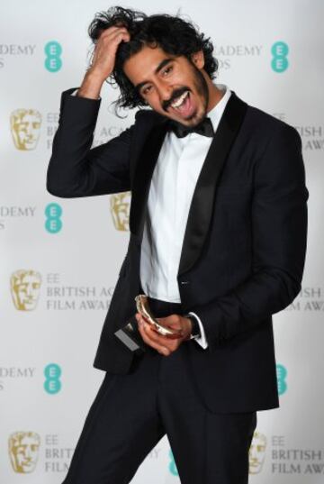 Dev Patel se hizo con el premio a mejor actor de reparto por Lion.