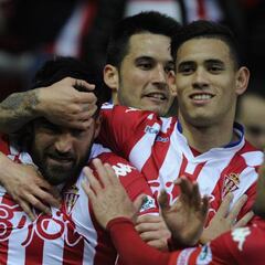 Carmona y Jony sacan del pozo al Sporting y meten al Granada