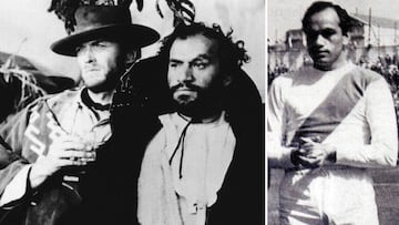 Aldo Sambrell, con Clint Eastwood y con el Rayo.
