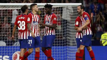 El Atlético recupera el vigor defensivo antes del Bernabéu