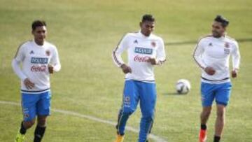 Teófilo Gutiérrez, Alexander Mejía y Falcao García.