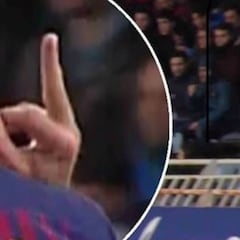 Alba, tras su peineta en Anoeta: "Me han pillado, ¿no? Perdón..."