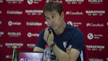 Lopetegui: "Hace dos partidos estábamos igual que ahora"
