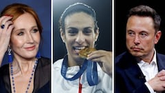 Elon Musk y JK Rowling, incluidos en la demanda por acoso cibernético de Imane Khelif