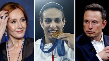 JK Rowling y Elon Musk han sido nombrados en la demanda por acoso cibernético, presentada por la boxeadora argelina Imane Khelif.