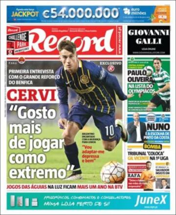 Portadas de la prensa mundial