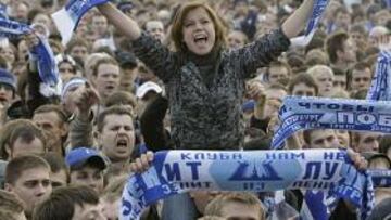 <strong>SORPRENDETE.</strong> La afición del Zenit pretende prohibir la asistencia de las mujeres a su estadio.