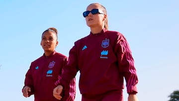 30/11/24 ENTRENAMIENTO DE LA SELECCION ESPAÑOLA ESPAÑA DE FUTBOL FEMENINO
FOTO.ENVIADA.POR.AMALIA.FRA.
Cláudia Pina y Vicky López