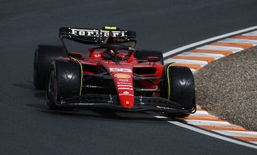 Carlos Sainz acabó por delante de Charles Leclerc. El madrileño se clasificó sexto.