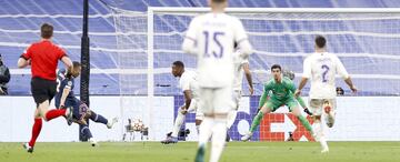 0-1. Kylian Mbappé marca el primer gol.