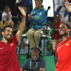 Nadal y Marc López ya están a un paso de medalla en el doble