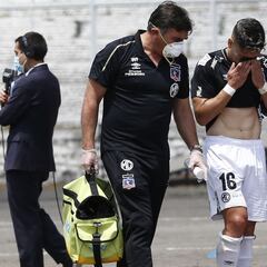 Opazo sufre grave lesión y complica aún más a Colo Colo