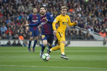 Messi y Griezmann 