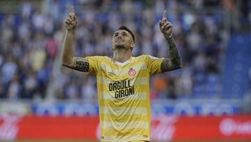 19Ð4-18, VITORIA
FUTBOL. LIGA SANTANDER, ALAVES-GIRONA
aleix garcia celebra el 0-1
FOTO: L. RICO