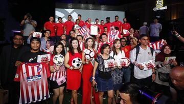 Aficionados del Atlético.