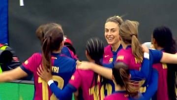 En la sonrisa se le notaba todo: el gol de Alexia que completó la ‘manita’ al Madrid