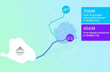Qiddiya, la futura ‘smart city’ de Arabia Saudí, tendrá sabor español: Fórmula 1, parque de atracciones, estadio de fútbol