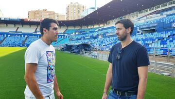 Diego Milito volvió a Zaragoza: "Este es un club de Primera"
