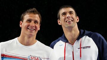 Phelps y Lochte.