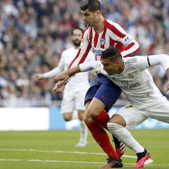 El Atlético clama contra otro penalti de Casemiro en un derbi