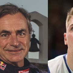 Carlos Sainz y Luka Doncic, socios de honor del Real Madrid