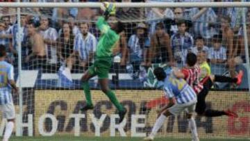 Kameni, ante el Athletic de Bilbao.