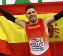 Husillos se resarce con la plata y el récord de España de 400