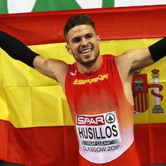Husillos se resarce con la plata y el récord de España de 400