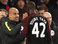 Pep Guardiola elogió este sábado al marfileño Yaya Touré después de su doblete en Selhurst Park, que le dio la victoria al Manchester City sobre el Crystal Palace (1-2).
