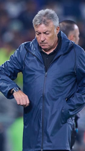 during the semi-finals first leg match between Monterrey and Toluca, as part of the Liga BBVA MX, Torneo Apertura 2025 at BBVA Bancomer Stadium, on December 03, 2025 in Monterrey, Nuevo Leon, Mexico.