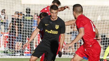 Santos Borré ante elNumancia.