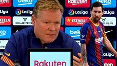 Koeman habla sin tapujos de la 'Messidependencia' del Barça "desde hace muchos años"
