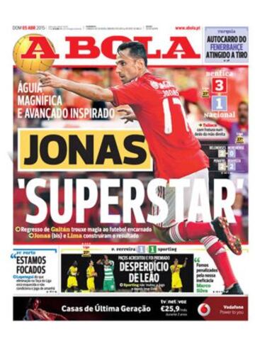 Portadas de la prensa deportiva