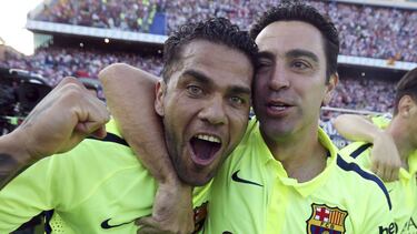 Muchas risas con Alves